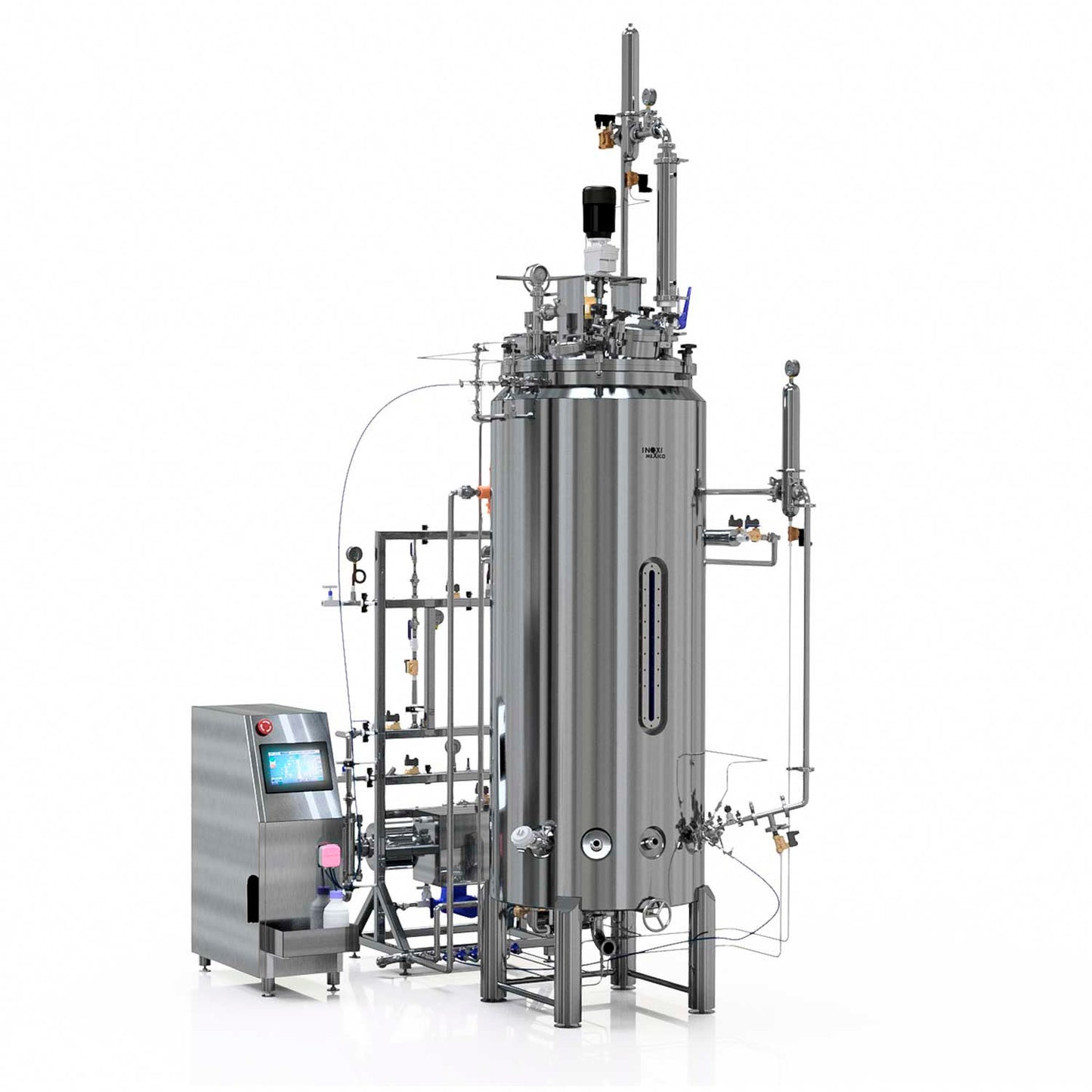 Biorreactor Estándar de 2,800 Litros Nominales (2,000L útiles) SS316