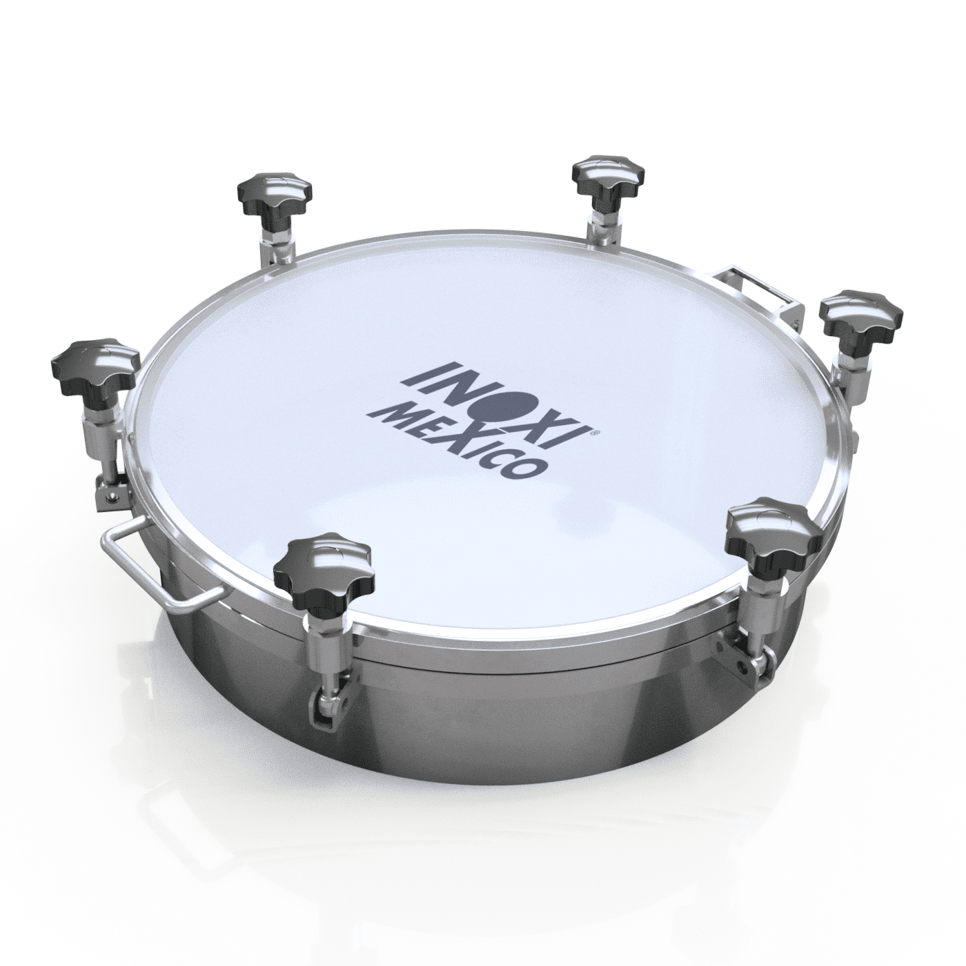 Entrada Hombre Circular Mirilla 300mm T304 1 Bar Max