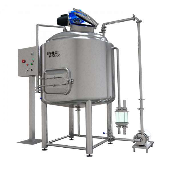 Tanque-Lauter 1,900 L Nominales (1,500L Útiles Cóncavo)
