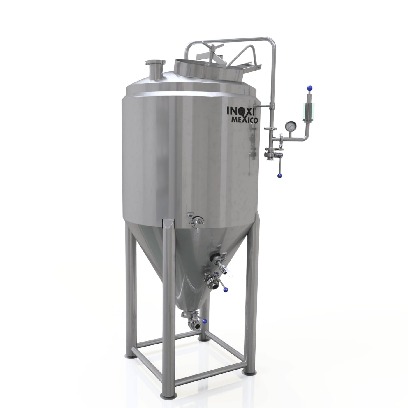 Fermentador Unitanque 1250L Nominales (900 A 1,000L Útiles) SS304