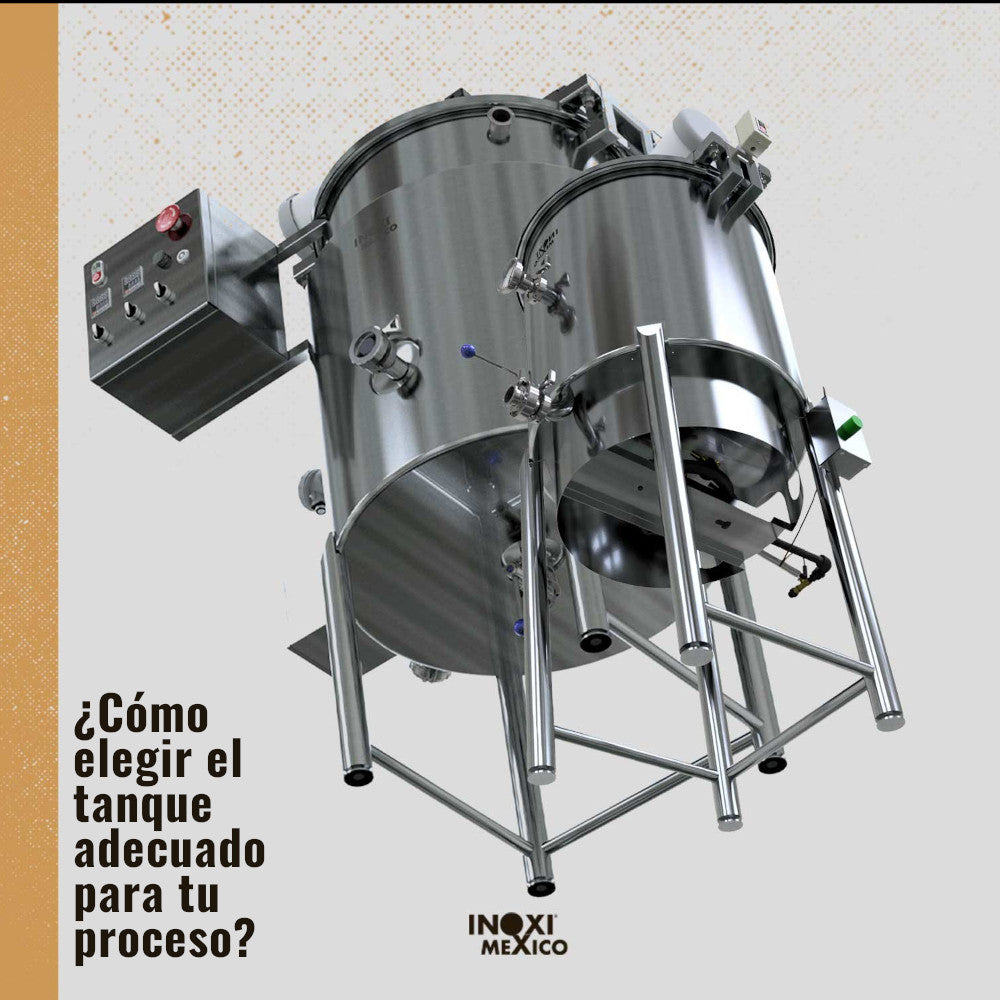 CÓMO ELEGIR EL TANQUE DE AGITACIÓN PERFECTO PARA TU PROCESO DE PRODUCCIÓN