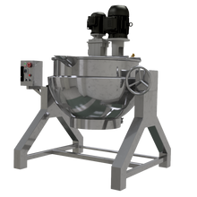 Marmita Eléctrica Semiesférica de Volteo Doble Motor 147L Nominales 100L Útiles