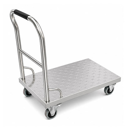 Carrito con Plataforma de Acero Inoxidable 201 de 100x60x92cm