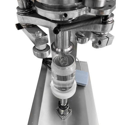 Maquina Selladora de Latas Semiautomática Acero Inoxidable
