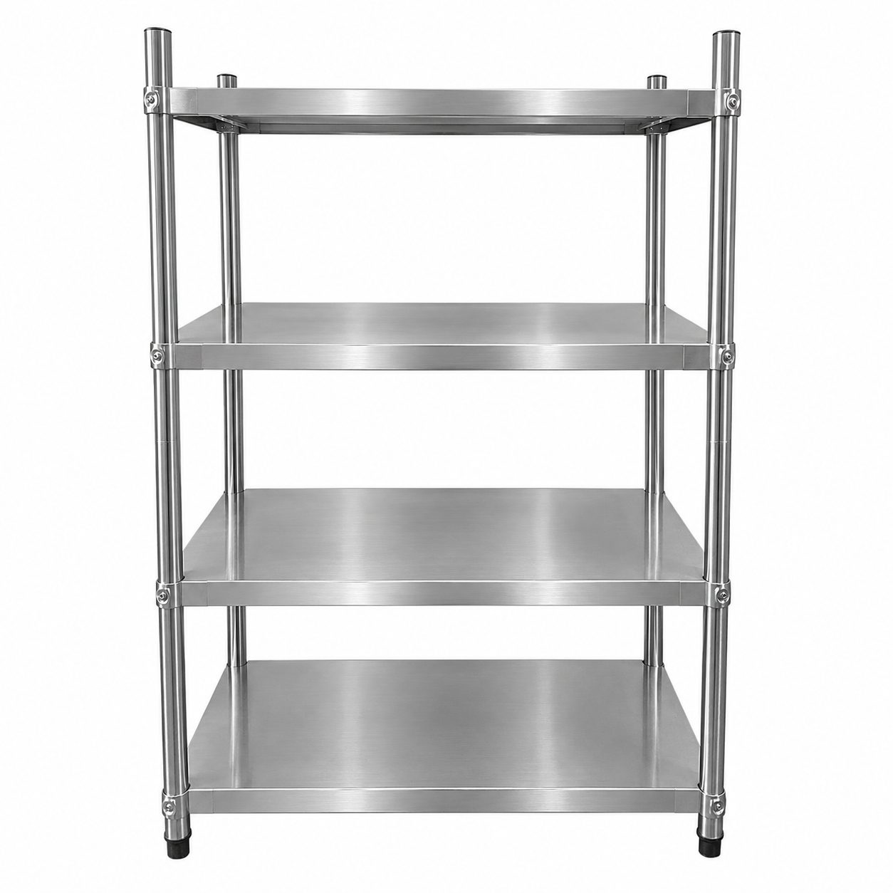 Estante de Acero Inoxidable de 4 niveles 150x50x155cm