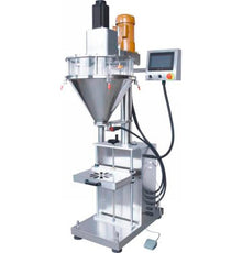 Llenadora Semiautomática de Polvos 100-2500ML, con Motor Eléctrico para Agitado en el Llenado