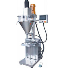 Llenadora Semiautomática de Polvos 100-2500ML, con Motor Eléctrico para Agitado en el Llenado y Báscula