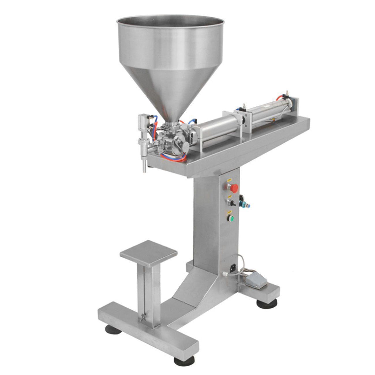 Llenadora Neumática de Productos Viscosos 50-500ml (1 Vía) (110V) Con Base