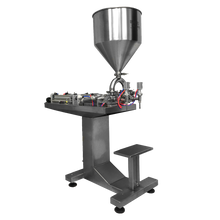 Llenadora Neumática de Productos Viscosos 100-1,000ml Con Base (2 vías) (110V)