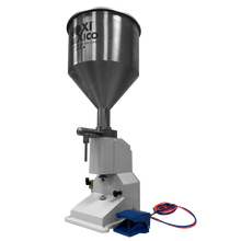 Llenadora Semiautomática Neumática de Productos Viscosos 5-50ml de Pedal