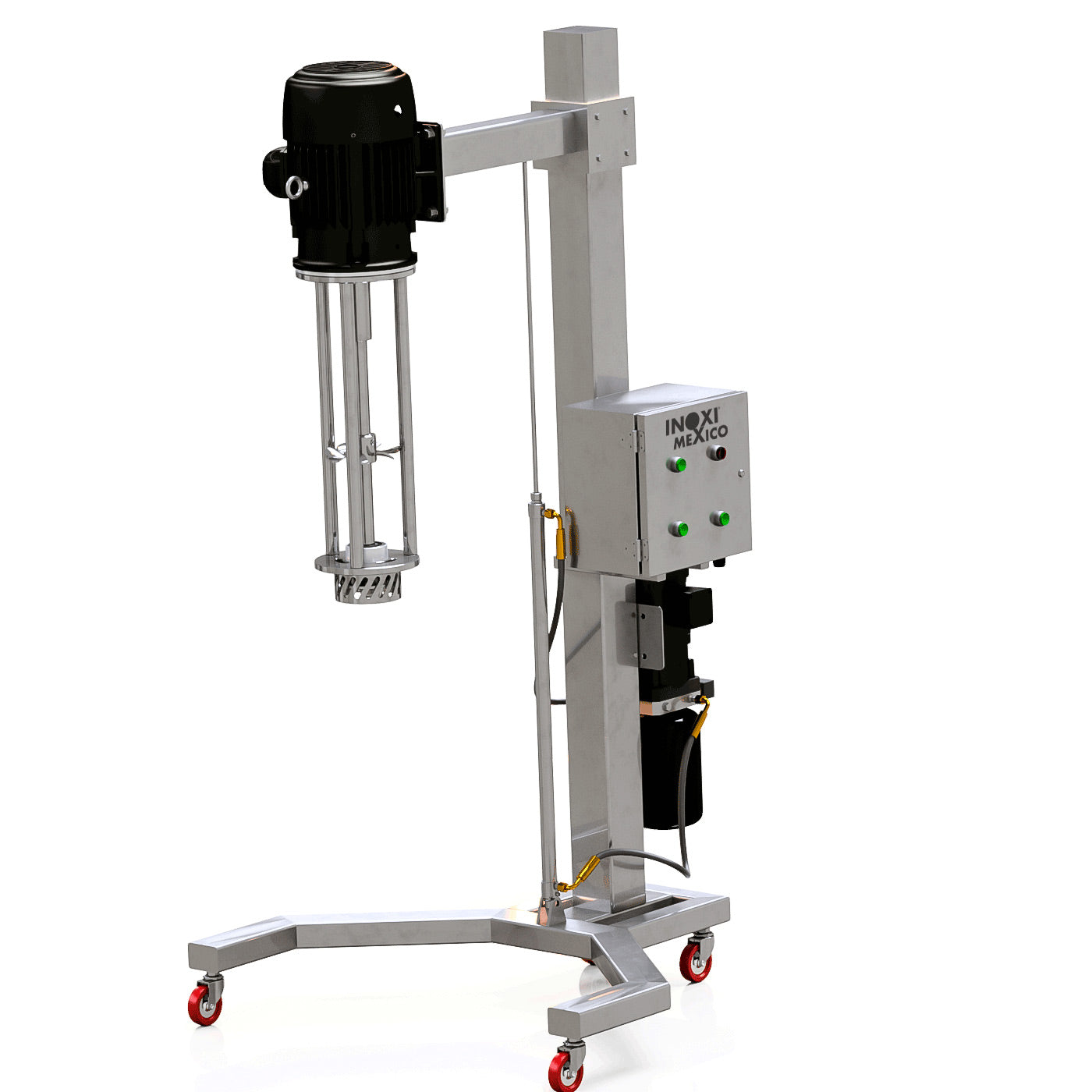Agitador De Alta Velocidad De Pedestal Ajustable En Altura Hasta 300l A 1,000l Electrico (11kw-15hp)
