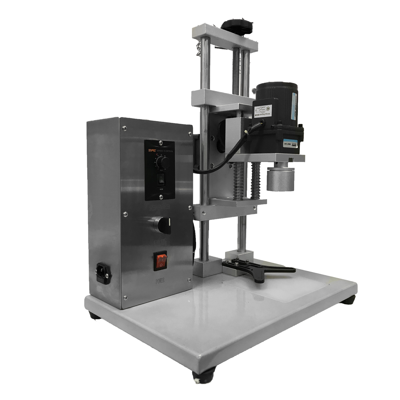 Máquina Semiautomática Taponadora de Botellas Eléctrica - Tapa Plástico (25-35mm) (110V)
