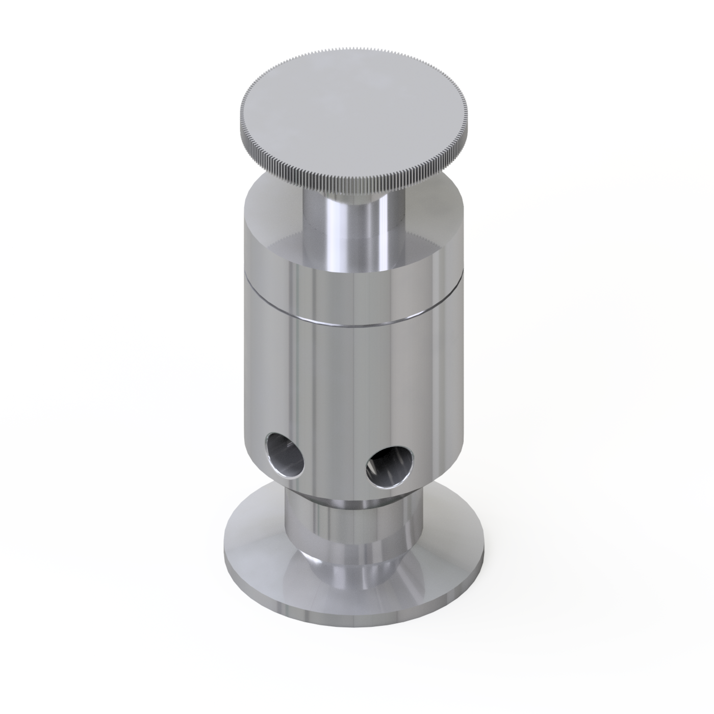 Válvula De Alivio Clamp De 1.5" Regulable (1 A 2.5bar - 14.5 A 36.3psi) SS304