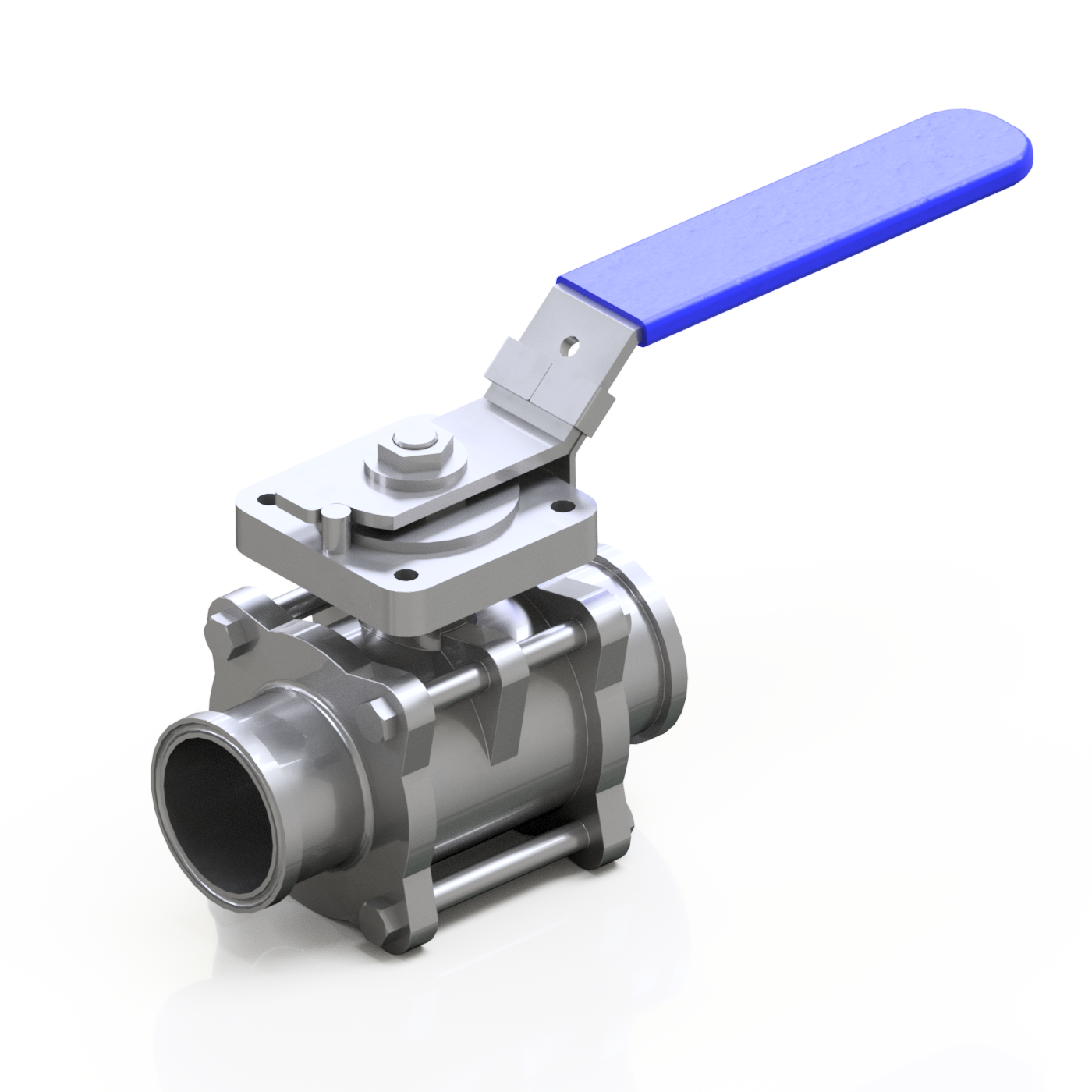 Valvula 3 Esfera Tipo Clamp